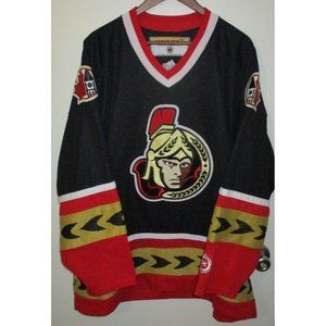 NHL KOHO Ottawa Senators Embroidered Patches Men's Hockey Jersey XL